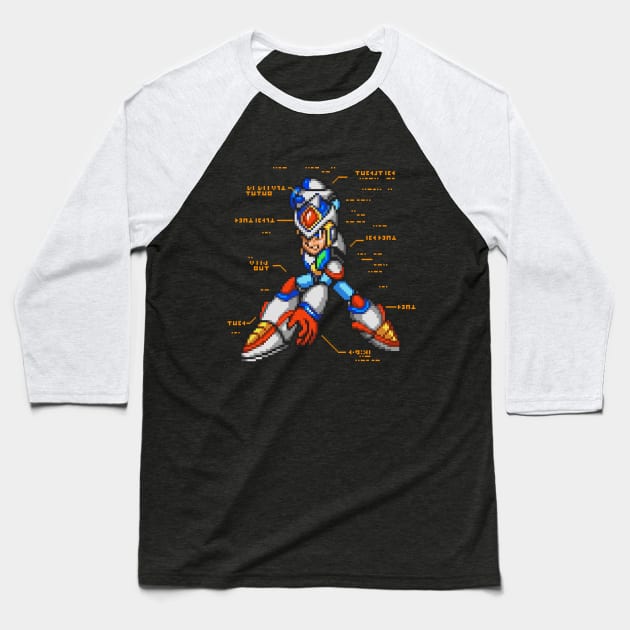 Mega Man Baseball T-Shirt by allysontx